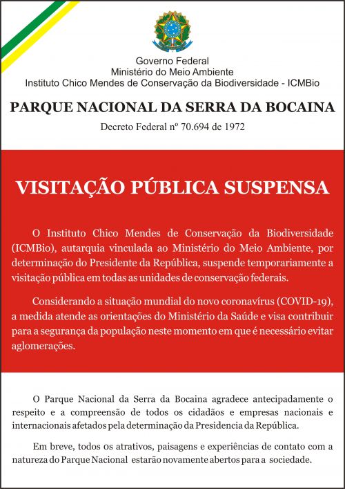 Aviso de fechamento do PARNA da Serra da Bocaina - v1